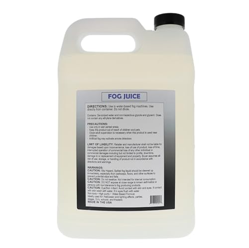 Fog Juice - 1 galón, Efectos Especiales Profesionales de Alta Densidad a Base de Agua, Sin Olor, Duradero, para fiestas y eventos miniatura 2