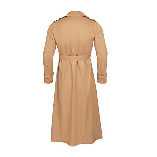 Image of Windproof Men'trench Coat Warm Peacoat Soft for Vacation