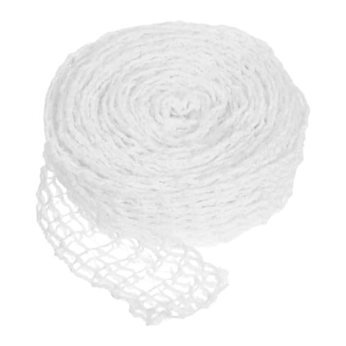 Pork Knuckle Wrapping Net 10 Meter Roll, Elastic Polyester White