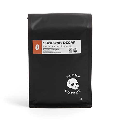 Alpha Coffee Sundown Decaf Molido 16 oz