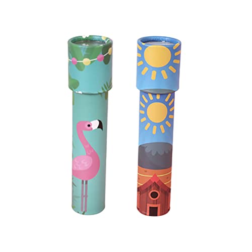 Warmhm 2 Stück Kinder Kaleidoskop Spielzeug
