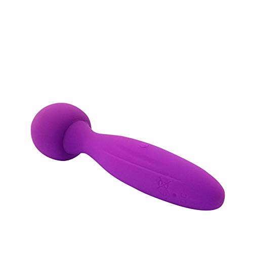Carl Vibrador Massageador Recarregável Em Soft Touch Com Formato De Cogumelo E 10 Modos De Vibrações