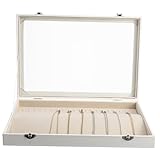 Construcción : elaborado con madera resistente, este organizador de collares está diseñado para durar y proteger sus collares de daños, organizador de joyas, organizador de cajones