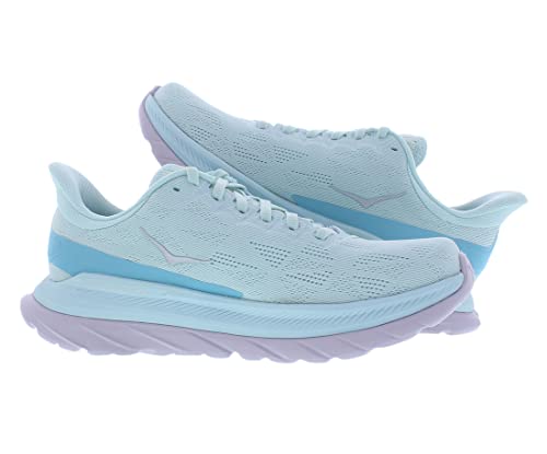 HOKA Mach 4 Womens Shoes Size 9.5, Color: Blue Glass/Coastal Shade