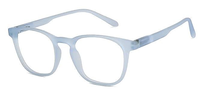 Image of Premium Zero Power Blue Cut With Photochromic Lens | Anti Glare and UV Protection Full Frame Navigator Unisex Spectacles Glasses
