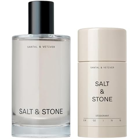Salt & Stone Body Mist + Natural Deodorant Bundle | Santal & Vetiver Cover