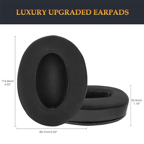 Image of SOULWIT Replacement Earpads for Boat Rockerz 550, Immortal IM 700 /IM1000D /IM 1300 - CG Black