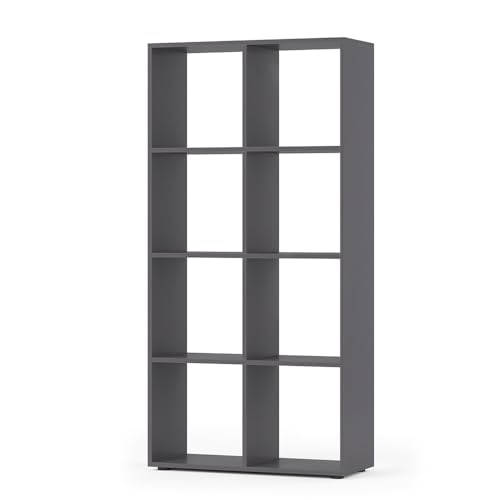 Vicco Raumteiler Scutum, Grau, 143 x 72 cm
