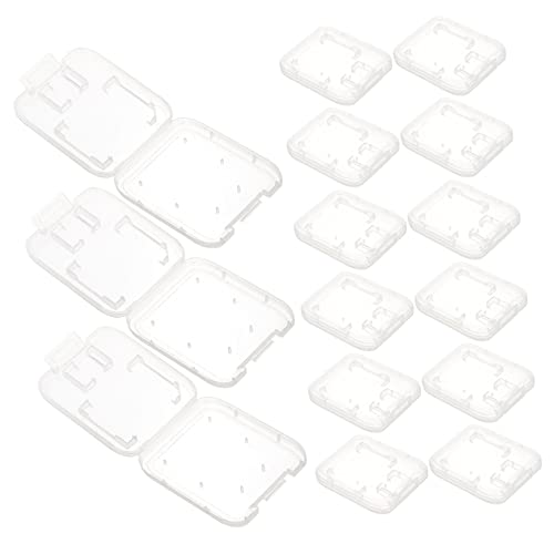 GAROZATION 24pcs Memory Card Storage Case and Portable Card Holders Lightweight Organizer for Travel and Storage Needs