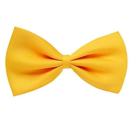 ARYANSH SHOPPE Premium Pre-Tied Satin Bow Tie and Pocket Square for Men | Handcrafted Bow Tie & Wedding Handkerchief for Suits, Blazers & Tuxedo for Formal Events & Weddings (YELLOW)-picture-42