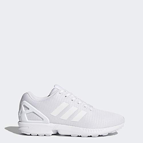 adidas Originals Men's ZX Flux Fashion Sneaker, White/White/Light Grey, 13 D (M)