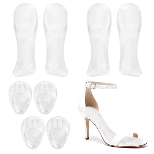 2 pares de plantillas para tacones altos para mujer miniatura 1