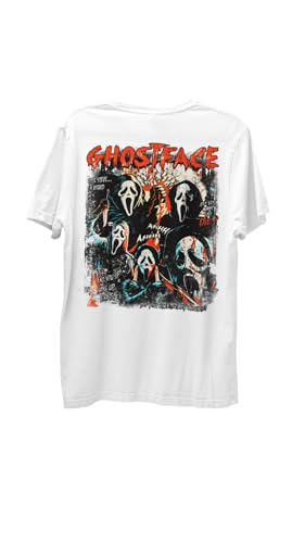 Vintage 90s Scream Mask Shirt – Scary Face Graphic T-Shirt, Hoodie & Sweatshirt | Classic Horror Movie Tee, Halloween Tee, Retro Slasher Gift for Men & Women3