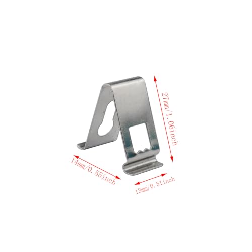Image of 50pcs V-Spring Snap Photo Frame Hardware Photo Frame Back Clamp Bow Spring for Picture Frame Hardwood