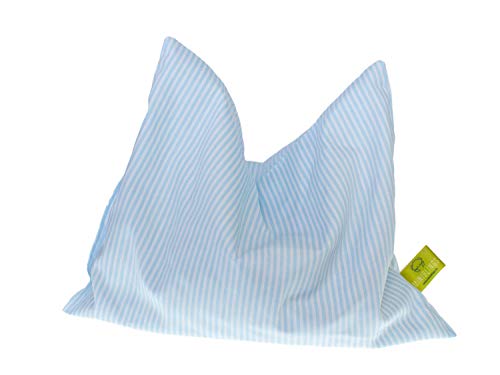 Miniblings Herbal Herb Pillow Cushion Health 24X18cm Light Blue Striped