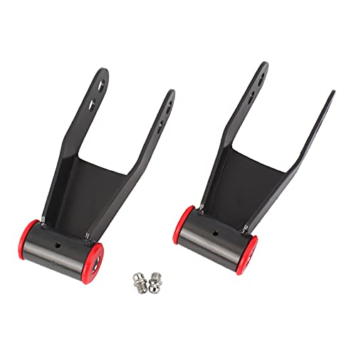 Juedima 2 Inch Suspension Rear Lowering Drop Shackles Kit Fits For Gmc Sierra Chevy Silverado C1500 C2500 K2500 F150 1988-2018 2Wd 4Wd | Leaf Spring Shackle Kit Replace Part # 410520 #TOP4