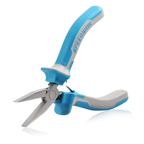 SPEEDWOX 4,5 Zoll Flachzange für die Schmuckherstellung Glatte Backenzange...