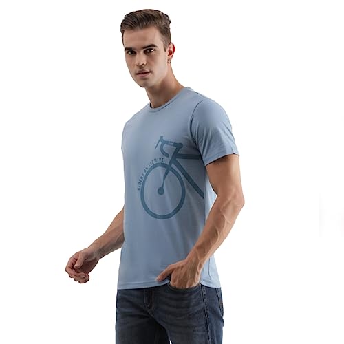 Image of Lee Men's Graphic Print Crew Neck Slim Fit T-Shirt