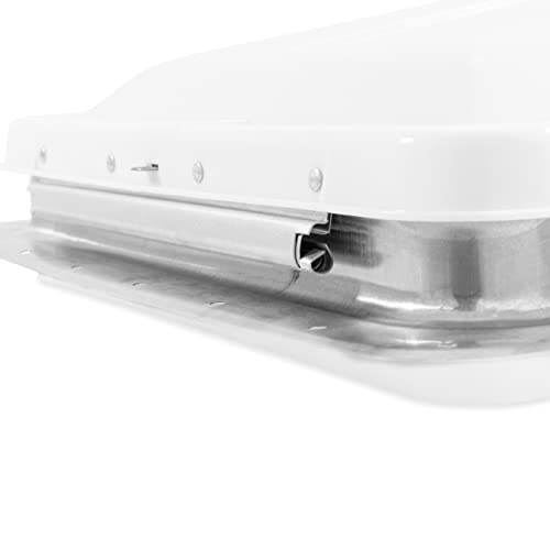 Camco Rv Roof Vent Kit | Features A Seamless One-Piece Frame, A Sun Resilient Translucent Lid, Built-In Screen, And Replaces Ventline, Jensen, And Elixir Vents (40480) #TOP5