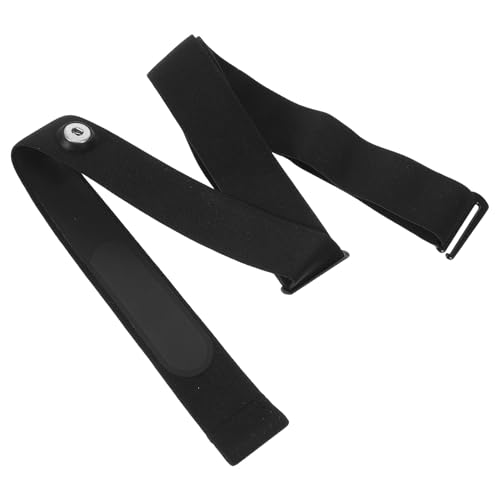 LOORGVEL Correa de Pecho Ajustable Negra 3x110 Cm para Monitor de Frecuencia Cardíaca, Banda de Repuesto Deportiva para Ciclismo y Running, Compatible Monitores de Actividad Física
