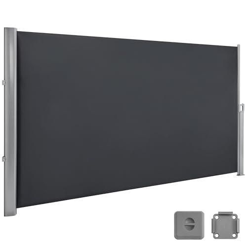 MCombo 78'x138' Aluminum Patio Retractable Side Awning,...