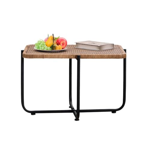 Mesas auxiliares pequeñas para dormitorio Mesa pequeña de madera moderna y sencilla, cuadrada, nórdica, ligera, for oficina, mesa de centro decorativa de lujo Mesa auxiliar para guardería con espacio