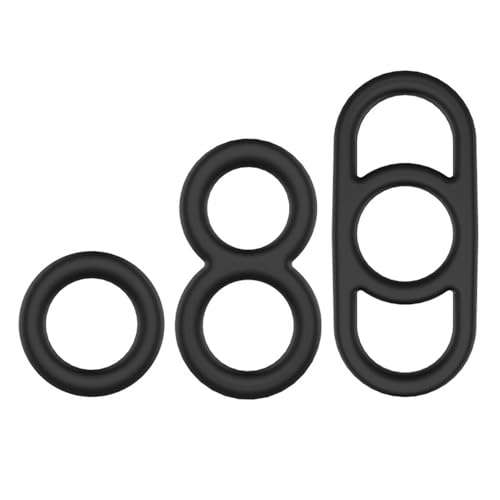 GOODLAND ペニスリング コックリング 3点セット リング シリコン製 高弾力 男性用 アダルトグッズ 大人のおもちゃ - 画像1