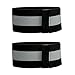 ETAWDE 2pack High Visibility Reflective Band Regulable Reflective Waist Ankle for Night