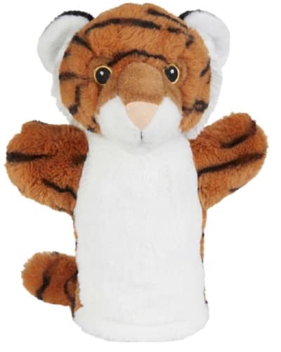 Marionnette en peluche tigre Ravensden 33 cm avec fente de manipulation souple