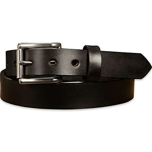 Bullhide Belts Mens Leather Belt for Work, Casual, Dress 1.25