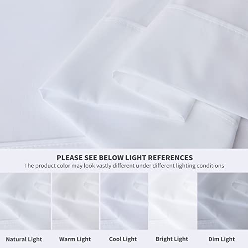 Maple&Stone Twin Flat Sheet 6 Pack,Premium Soft & Breathable,Brushed Microfiber Fabric,Anti-Shrinkage & Non-Fading,Bulk Flat Sheets Only Twin Size thumb #7