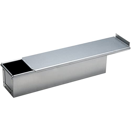 Tiger Crown Bread Pan with Lid, 2.4 x 9.8 x 2.4 inches, Silver, Modern Style, Bread Pan