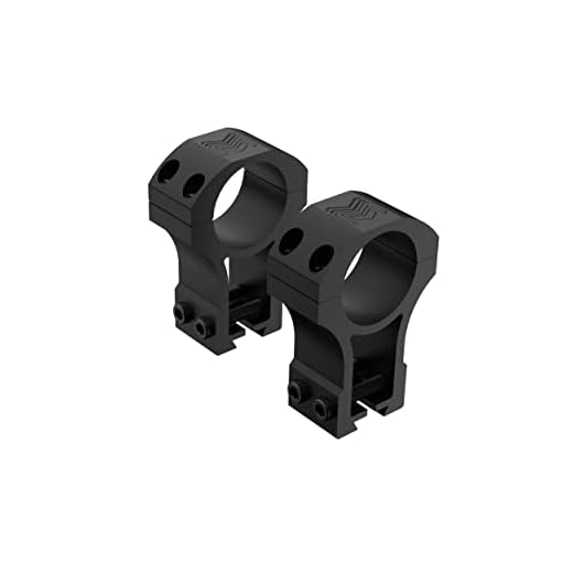 Monstrum Dovetail (11 mm / 3/8 inch) Scope Rings | High Profile with See-Through Base | 1 inch Diameter