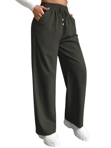 Image of Leriya Fashion High Waist Trousers for Women - Flared Korean Style Formal Pants | Elegant Workwear for Office, College & Events (Available in Plus Size