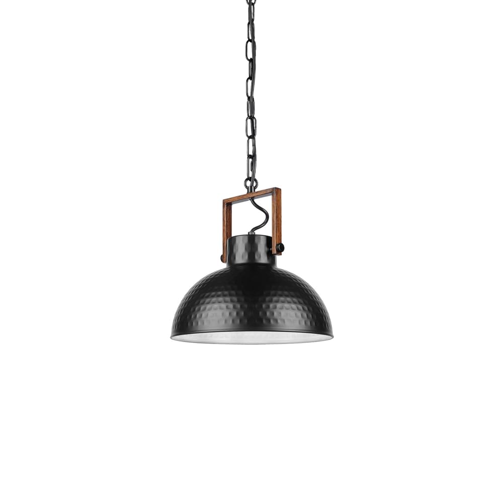 Suspension noire vintage pour cuisine et ferme moderne lustre de chevet pour chambre