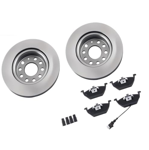 Kit disques et plaquettes frein avant 280mm Golf V VI et Audi A3 8P1