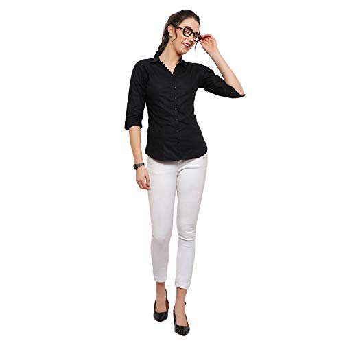 Image of Blue RoninWomen Stylish Western Official Formal Shirts for Women Regular fit Shirts for Women