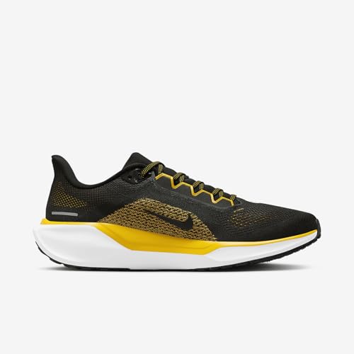 Nike Nike Pegasus 41 Men's Road Running Shoes (FZ5097-001, Black/White/University Gold/White) Size 10.5