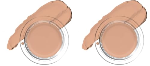 Image of Colors Queen Real Base 2 in 1 Cream Foundation & Concealer | Lightweight, Full Coverage Matte Finish With SPF | Long Lasting Face Makeup (NB-01) (Pack of 2)