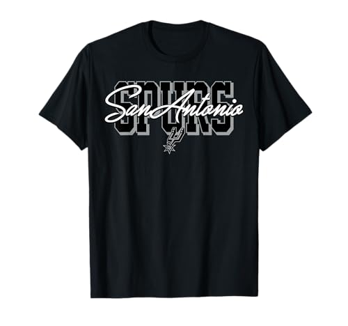 Script de blockletter des San Antonio Spurs pour la NBA T-Shirt