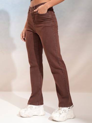 Image of Tokyo Talkies Women's Flared Regular Track Pants | Stretchable Trackpants | Casual Track Pants| Mid-Rise| Gymwear | Sports Wear