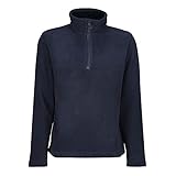 regatta professional men's honestly made 100% recycled half zip fleece in pile, marina militare, m uomo