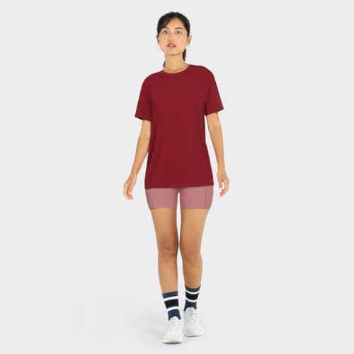 Image of BlissClub Women The Last Tee - Boyfriend tee | Women's t-Shirt | Sleeves | Hip Covering | Cotton Tee