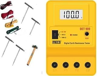 Digital Earth Resistance Tester, DET 909P, with Testing Kit, 1 Year Warranty-picture-16