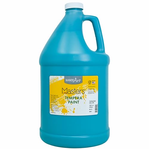 Handy Art Little Masters Tempera Paint, Turquoise, 1 Count (Pack