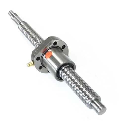 アンチバックラッシュボールスクリューキットロール、SFU3205 32mm C7ロールボールスクリュー、長さ300mmから2500mm、シングルまたはダブルボールナット付き 5mm 10mm 重荷重用リード(SFU3205シングルナット、350mm)