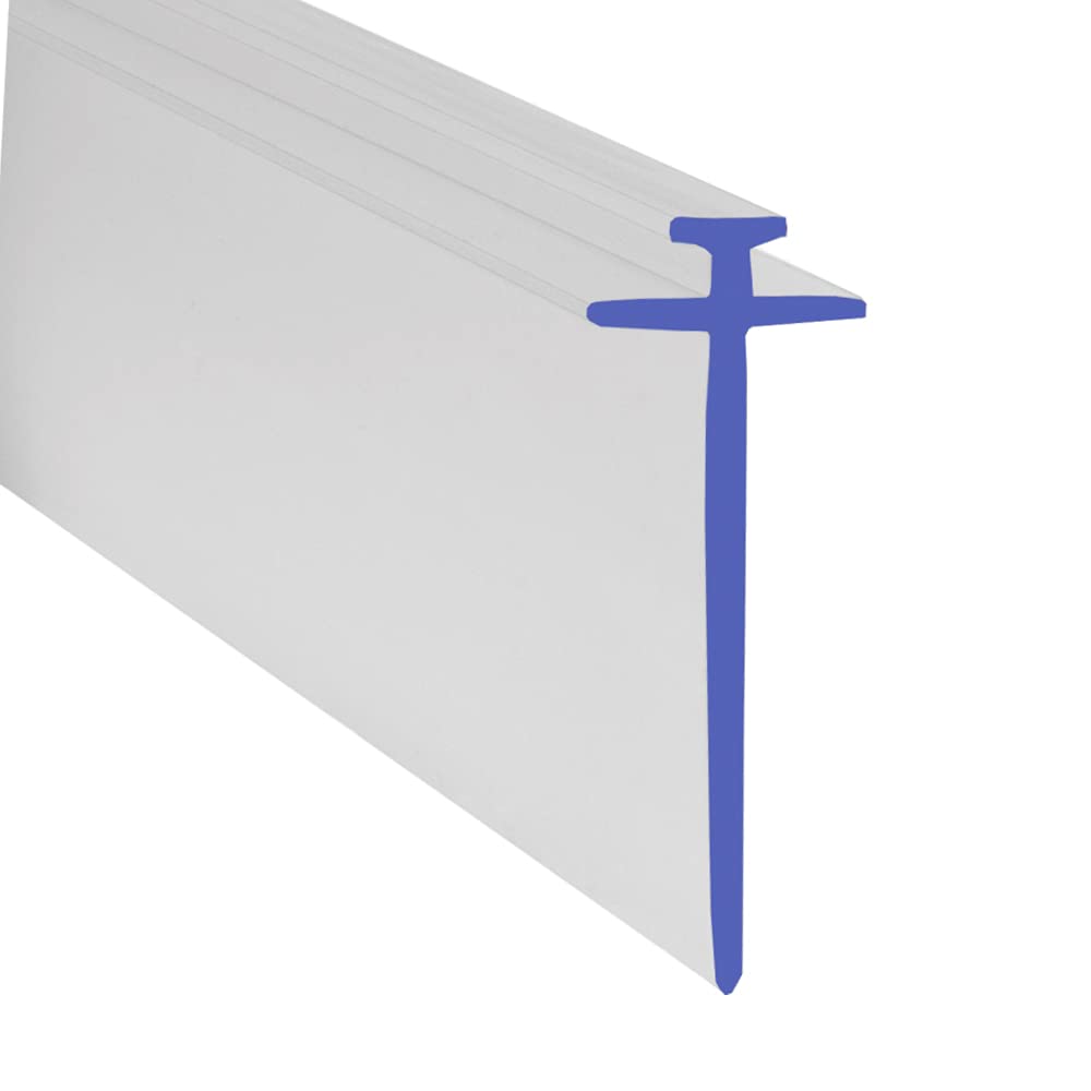 Soft Flexible Rubber Shower Seal | for Bi Folding Doors & Shower Screens | Fits Into Channel | BIF095 (1 Metre)