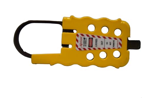 Image of Aktion Safety Multipurpose Cable Lockout AK-MWD-26Y Lock and hold, Yellow (Pack of 1)