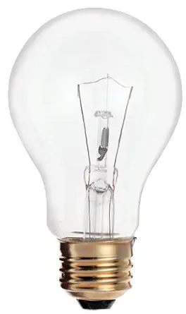 Satco S6040 25 Watt 185 Lumens A19 Incandescent Soft White 2700K Clear Light Bulb, 2-Pack