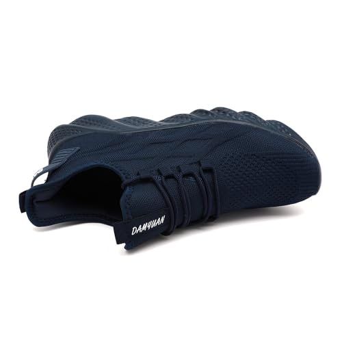 Image of EGMPDA Mens Shoes Running Slip On Tennis Walking Shoes Lightweight Breathable Sneakers for Gym Work Casual Soft Sole Trainers Non Slip Athletic Footwear